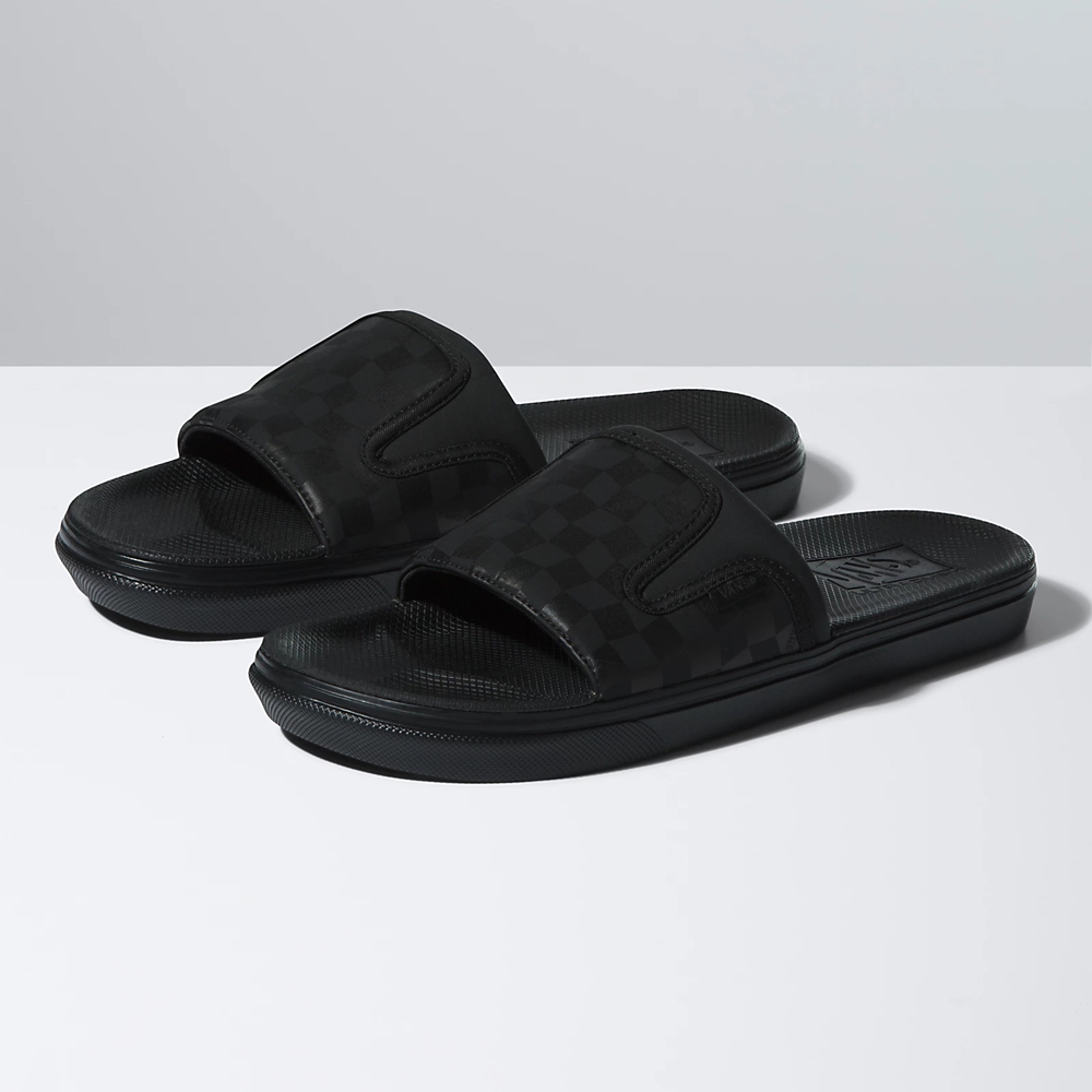 Sandalias Planas Vans UltraCush Slide-On Mujer Negras | VN887M5RO64