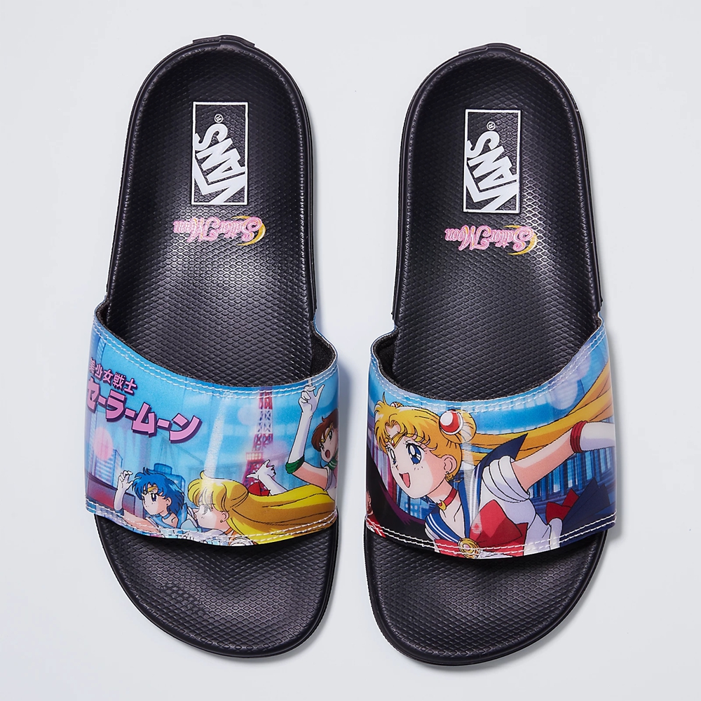 Sandalias Planas Vans X Pretty Guardian Sailor Moon La Costa Slide-On Mujer Multicolor | VN743D7HJ91