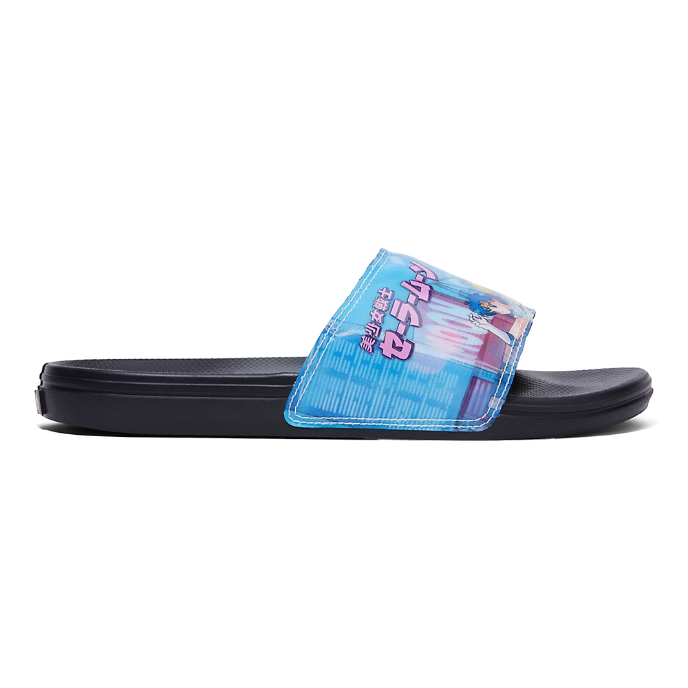 Sandalias Planas Vans X Pretty Guardian Sailor Moon La Costa Slide-On Mujer Multicolor | VN743D7HJ91