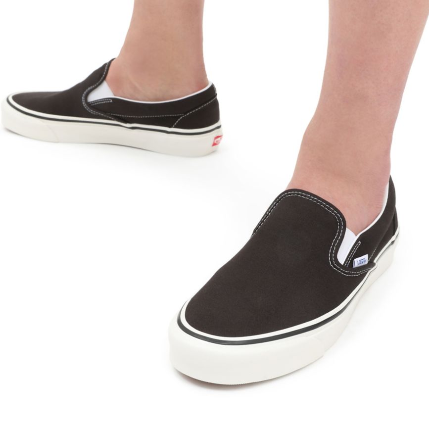 Slip On Vans Anaheim Factory Classic Slip-On 98 DX Mujer Negras | VN445F1ZD95