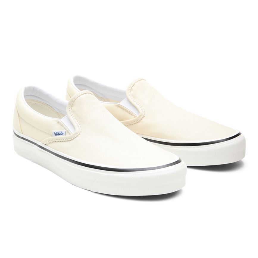 Slip On Vans Anaheim Factory Classic Slip-On 98 DX Mujer Blancas | VN537P7VD20