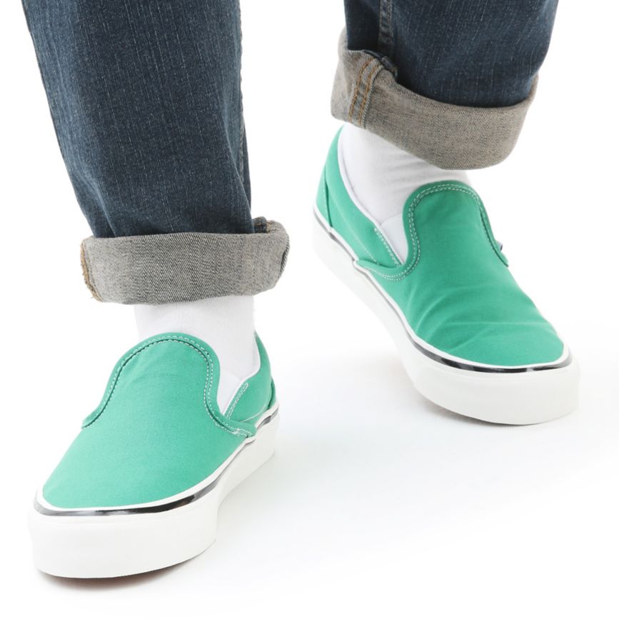 Slip On Vans Anaheim Factory Classic Slip-On 98 DX Mujer Turquesa | VN669R6UX15