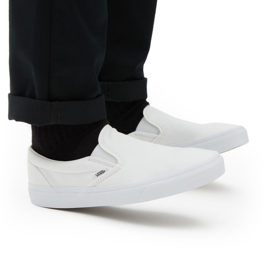 Slip On Vans Classic Slip-on Hombre Blancas | VN323R0GM74