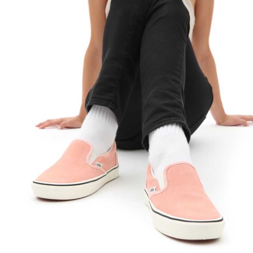 Slip On Vans Colour Pack ComfyCush Slip-On Mujer Naranjas Claro | VN191C4NN63