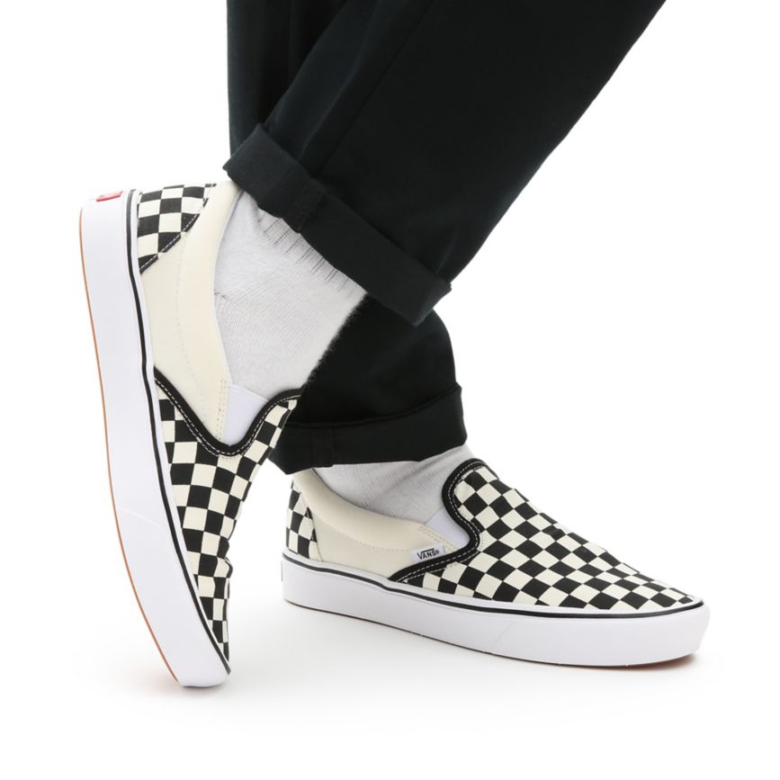 Slip On Vans Comfycush Slip-On Mujer Blancas | VN414O1EM62