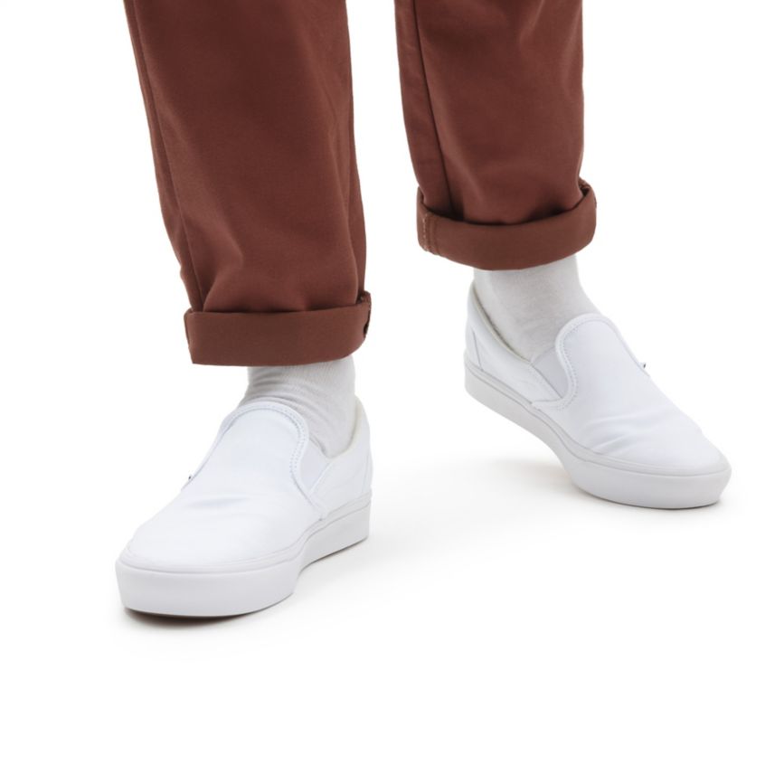 Slip On Vans Comfycush Slip-On Mujer Blancas | VN724A4MZ09
