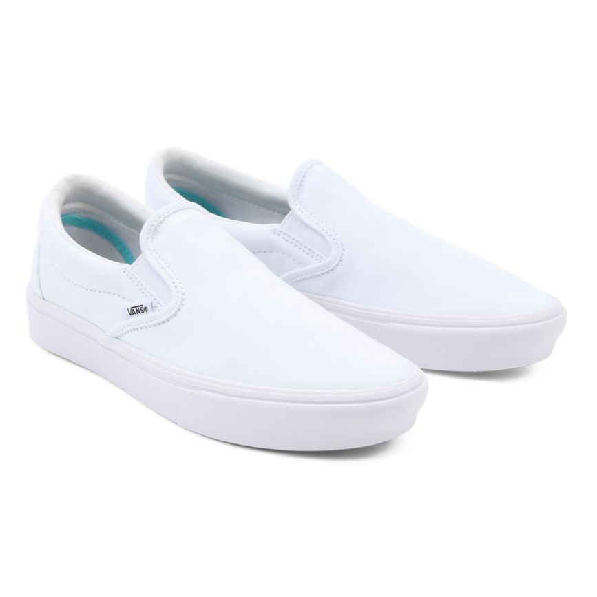 Slip On Vans Comfycush Slip-On Mujer Blancas | VN724A4MZ09