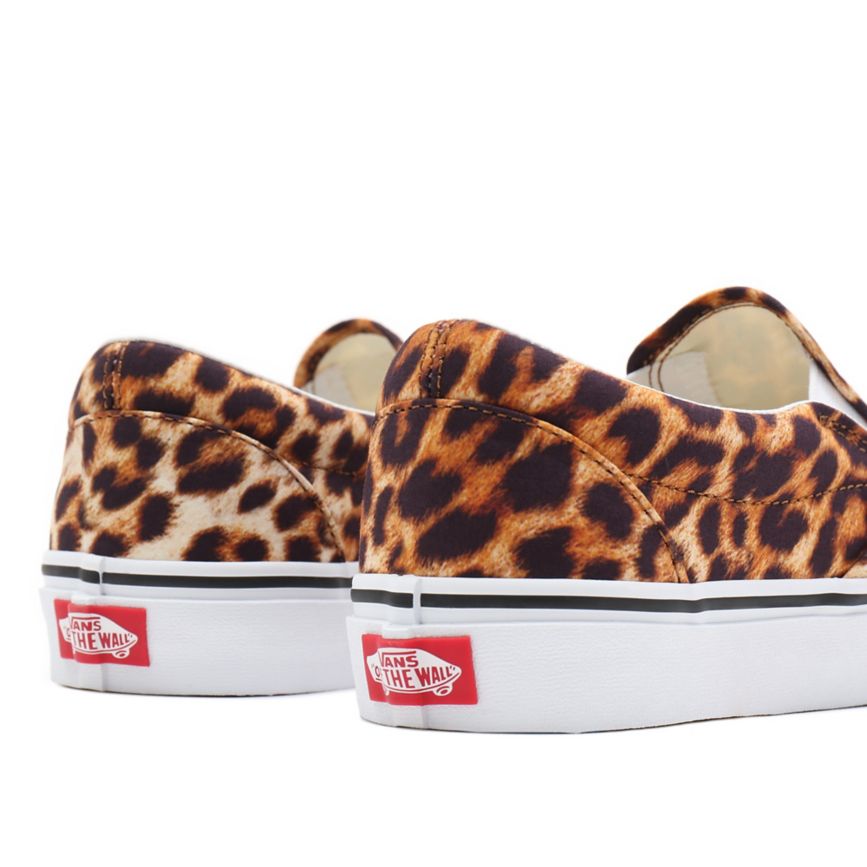 Slip On Vans Leopard Classic Slip-On Mujer Leopardo | VN011J5BN25