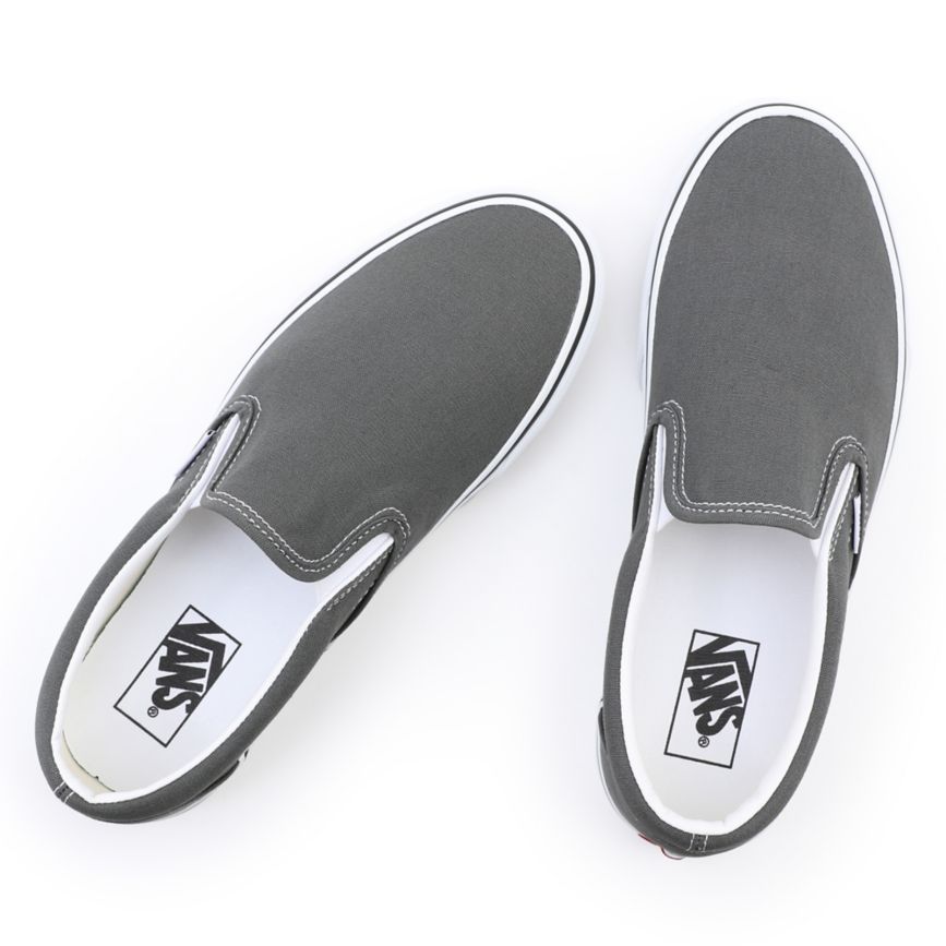 Slip On Vans Lona Classic Slip-On Hombre Gris Oscuro | VN096Q9XW24