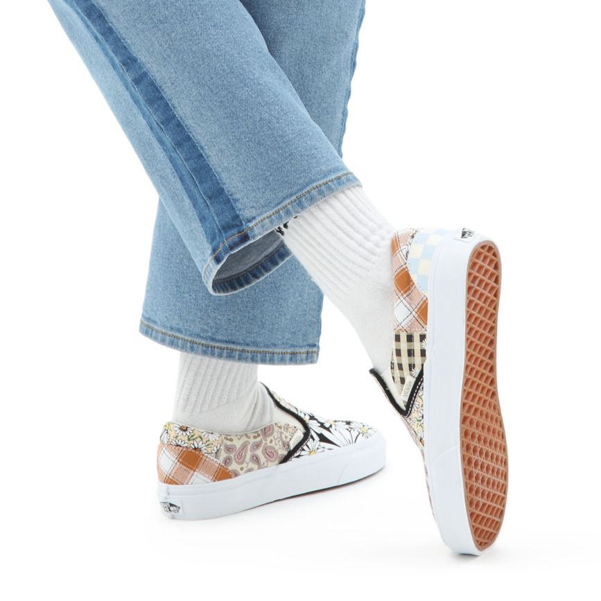 Slip On Vans Meadow Patchwork Classic Slip-On Mujer Multicolor | VN207N5ES73
