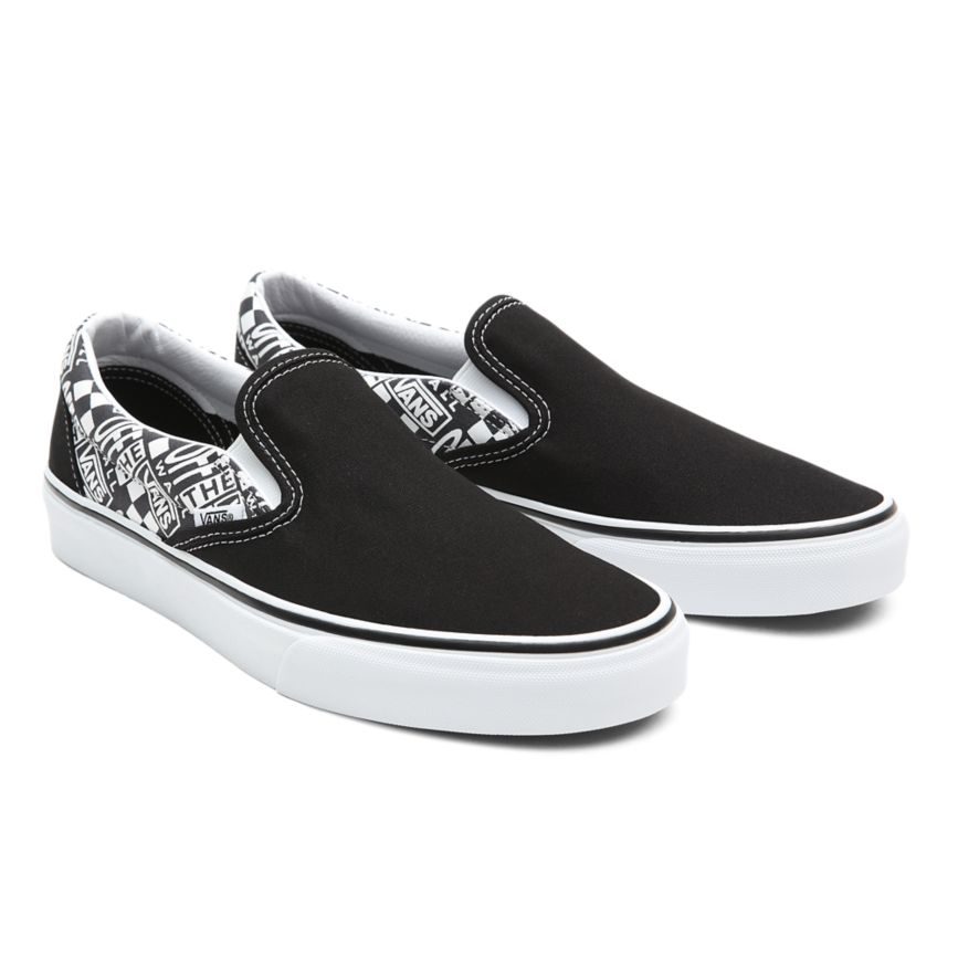 Slip On Vans Off The Wall Classic Slip-On Mujer Negras | VN121G8DU96