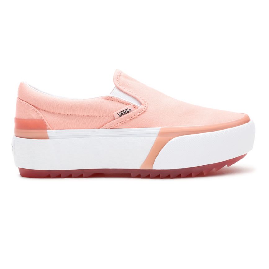 Slip On Vans Pastel Classic Slip-On Stacked Mujer Rosas | VN695D4CI22