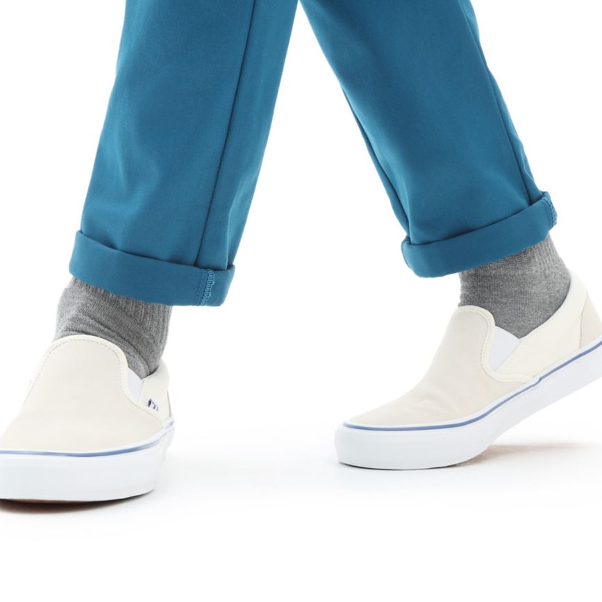 Slip On Vans Skate Slip-On Mujer Blancas | VN524Y3LX59