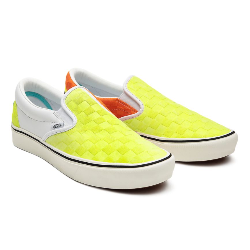 Slip On Vans X Penn ComfyCush Slip-On Hombre Amarillo | VN850J0KQ43
