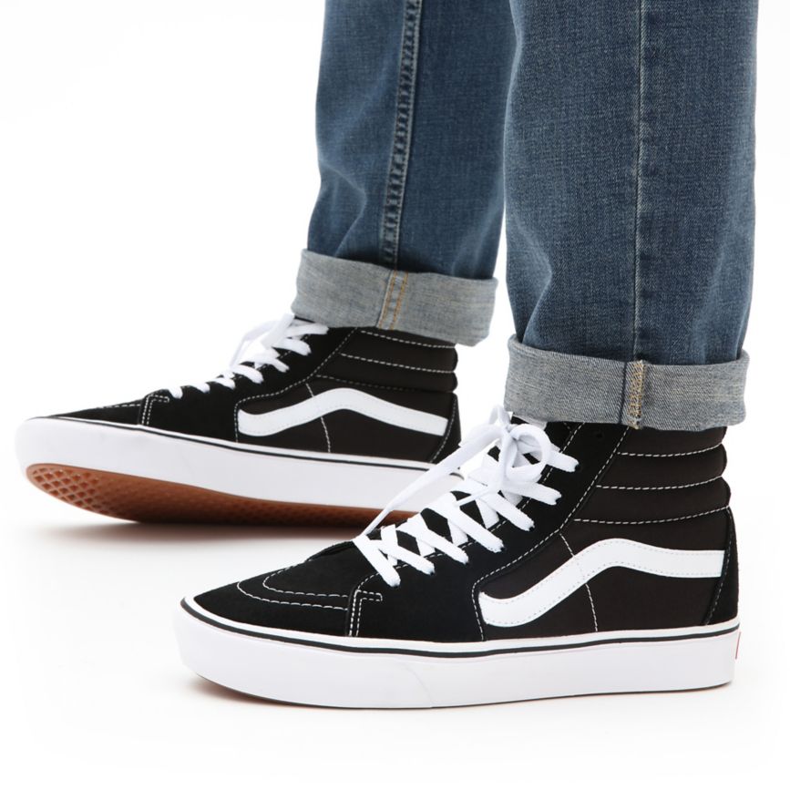 Tenis Altas Vans Comfycush Sk8-Hi Hombre Negras | VN024I3QC71