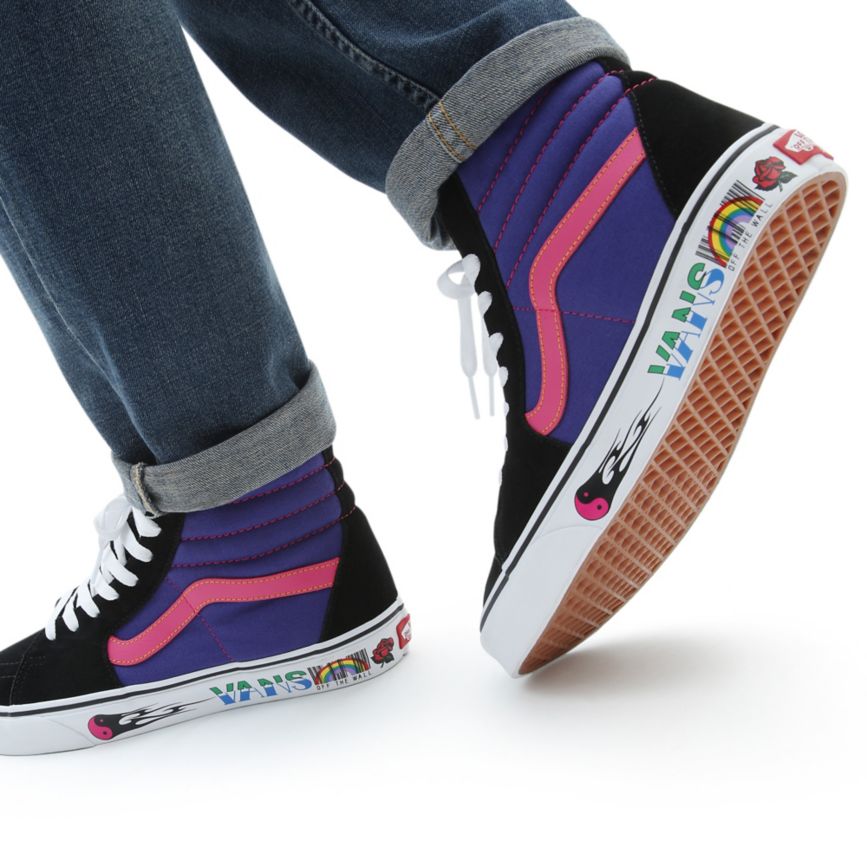 Tenis Altas Vans Disruptive SK8-Hi Mujer Negras | VN517B8UY14