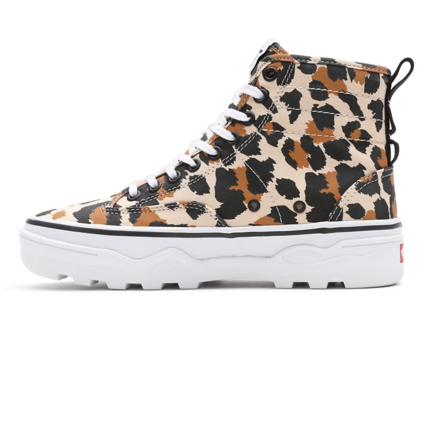 Tenis Altas Vans Leopard Sentry WC Mujer Leopardo | VN163O1XX94