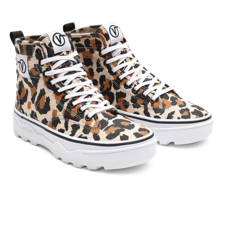 Tenis Altas Vans Leopard Sentry WC Mujer Leopardo | VN163O1XX94