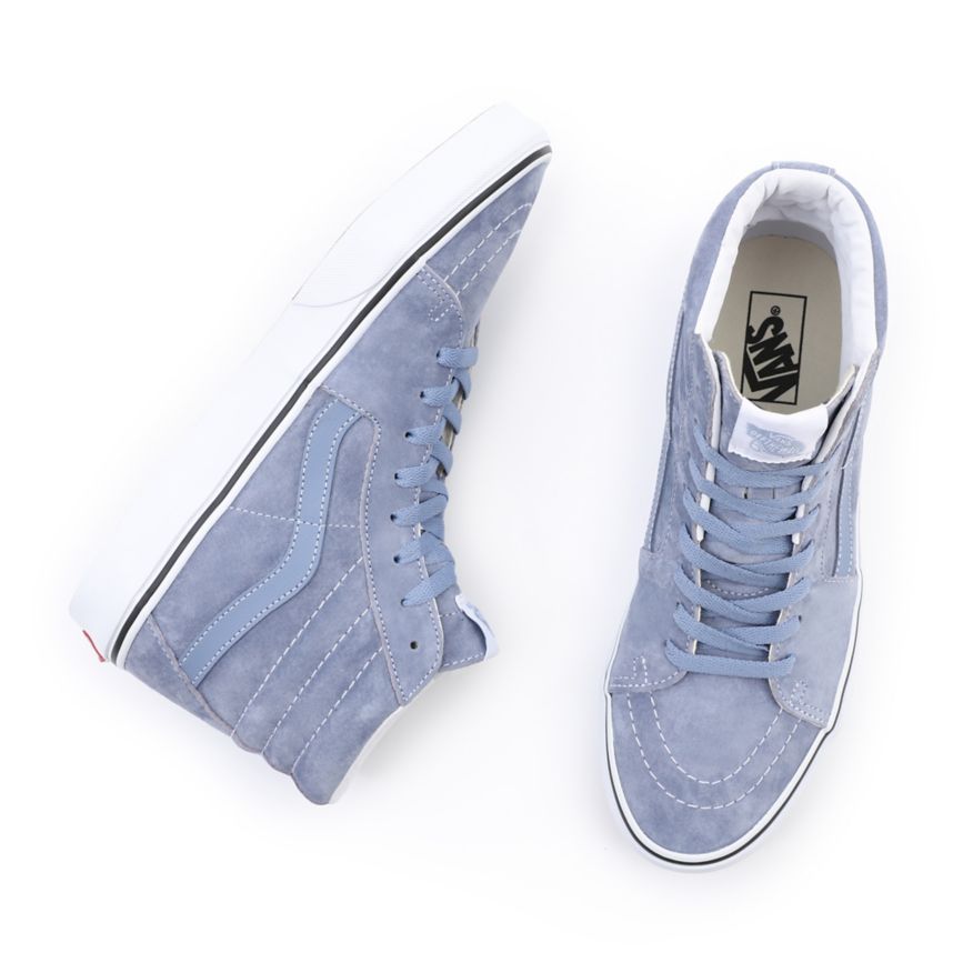 Tenis Altas Vans Pig Suede SK8-Hi Hombre Lavanda | VN246L0VR11