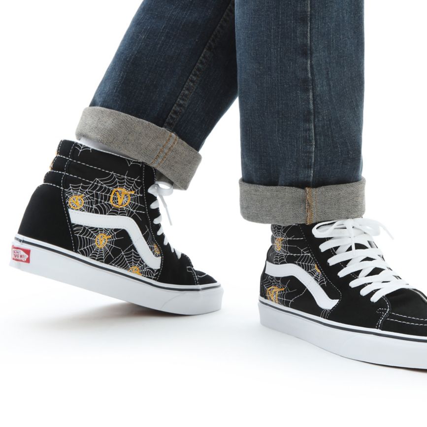 Tenis Altas Vans Printed SK8-Hi Hombre Negras | VN359Q8RN17