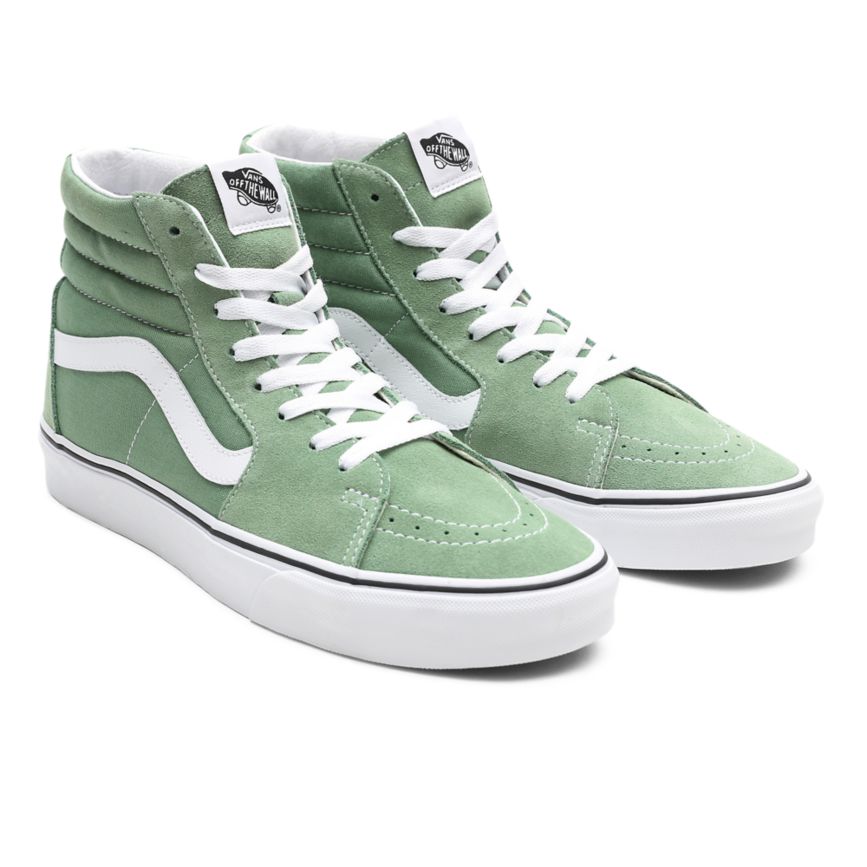 Tenis Altas Vans Sk8-Hi Hombre Verde | VN890M7DH44