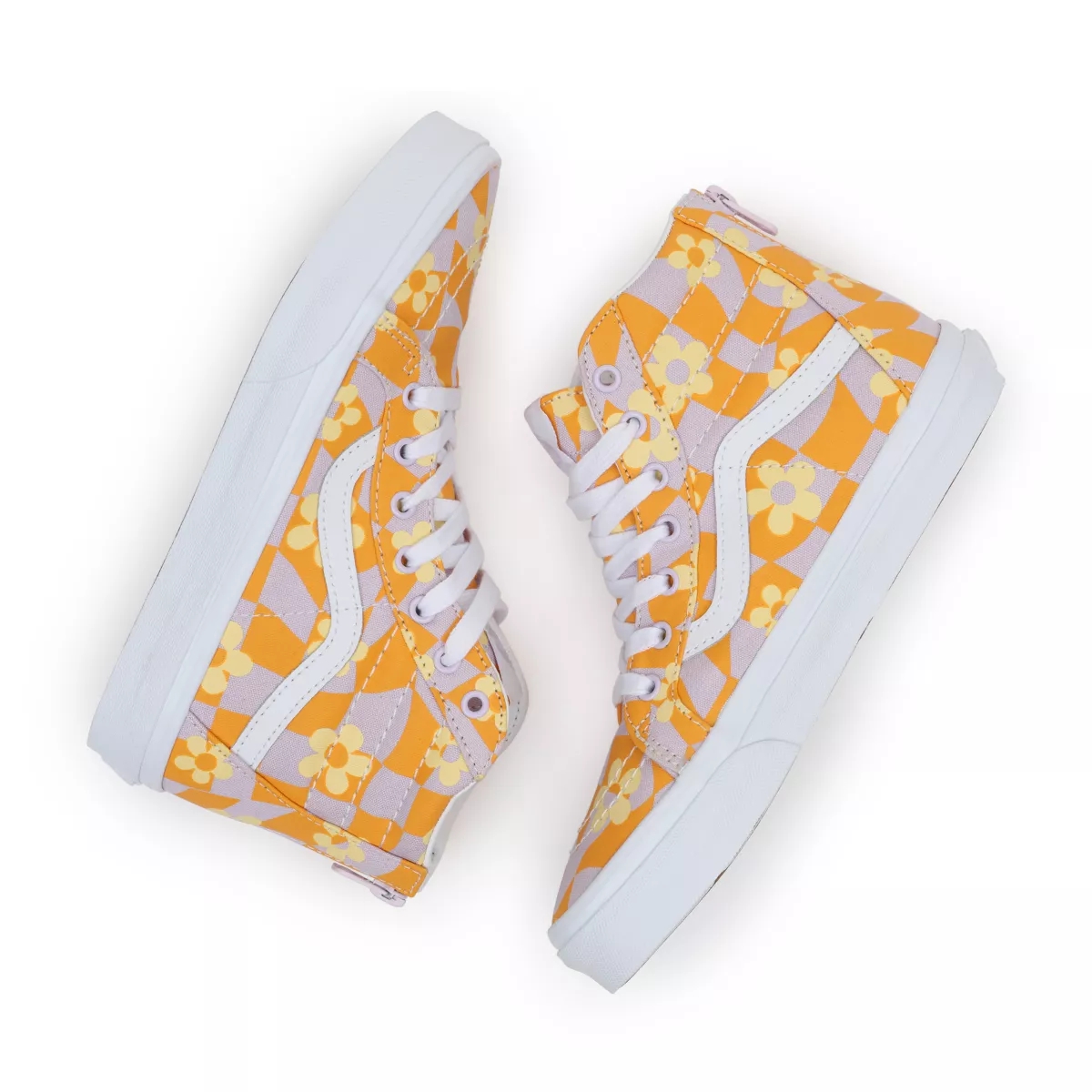 Tenis Altas Vans Sk8-Hi Zip Niños Amarillo | VN807Z9CC68