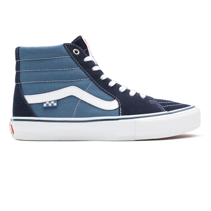 Tenis Altas Vans Skate SK8-Hi Hombre Azul Marino | VN913Q1XZ91