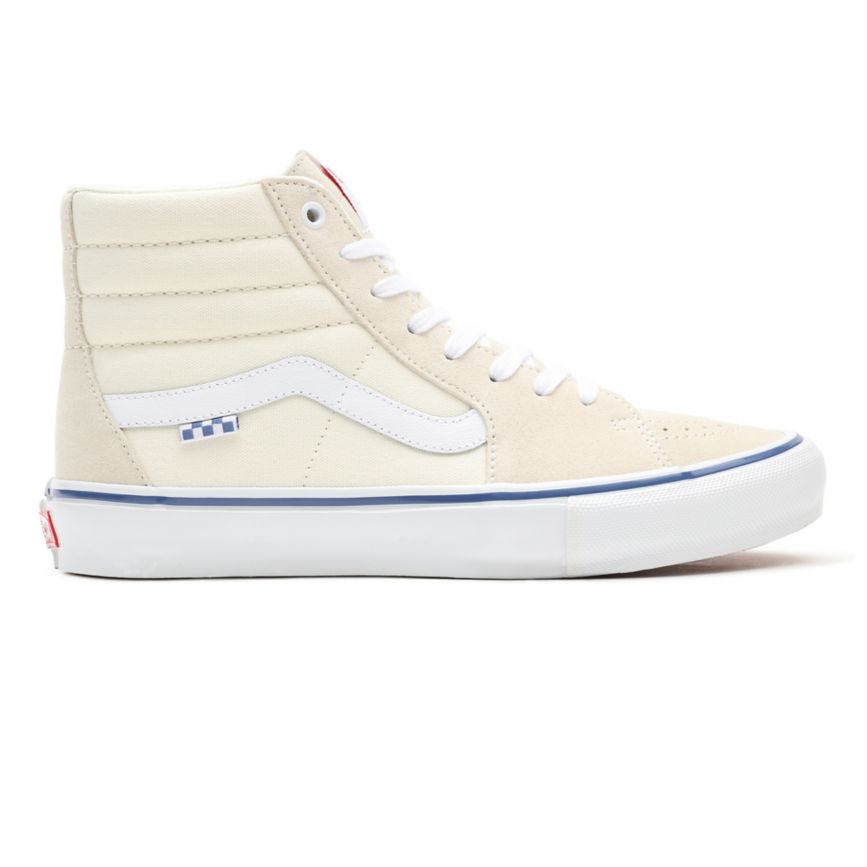 Tenis Altas Vans Skate SK8-Hi Hombre Blancas | VN352B2CI15