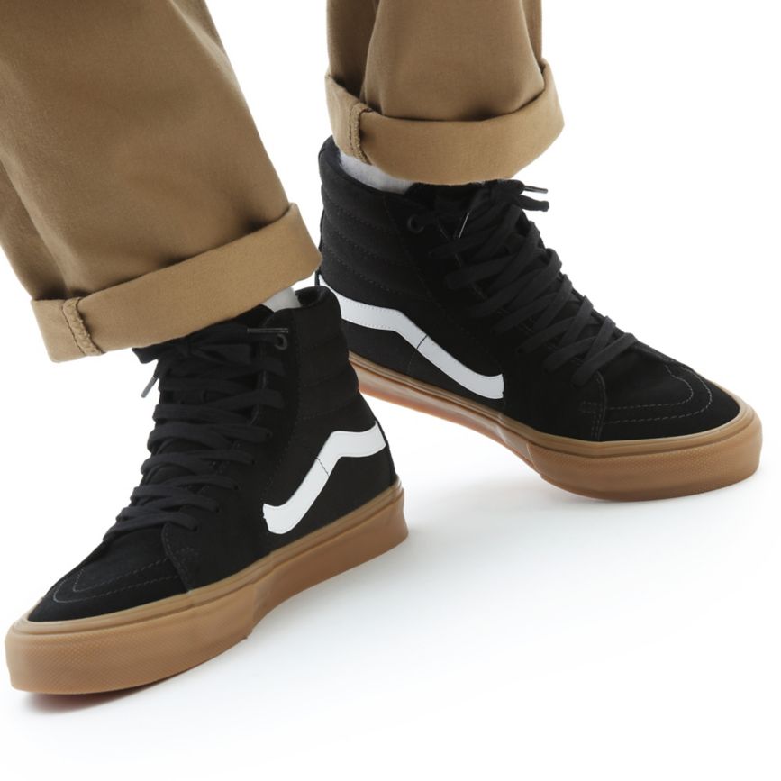 Tenis Altas Vans Skate SK8-Hi Mujer Negras | VN632V3UU60