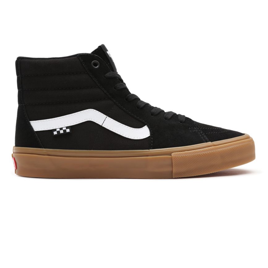 Tenis Altas Vans Skate SK8-Hi Mujer Negras | VN632V3UU60