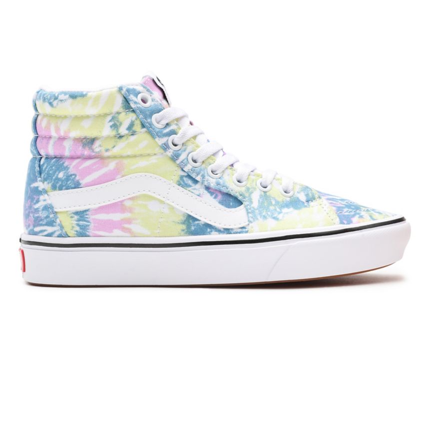 Tenis Altas Vans Tie-Dye ComfyCush SK8-Hi Mujer Multicolor | VN028R4CL18