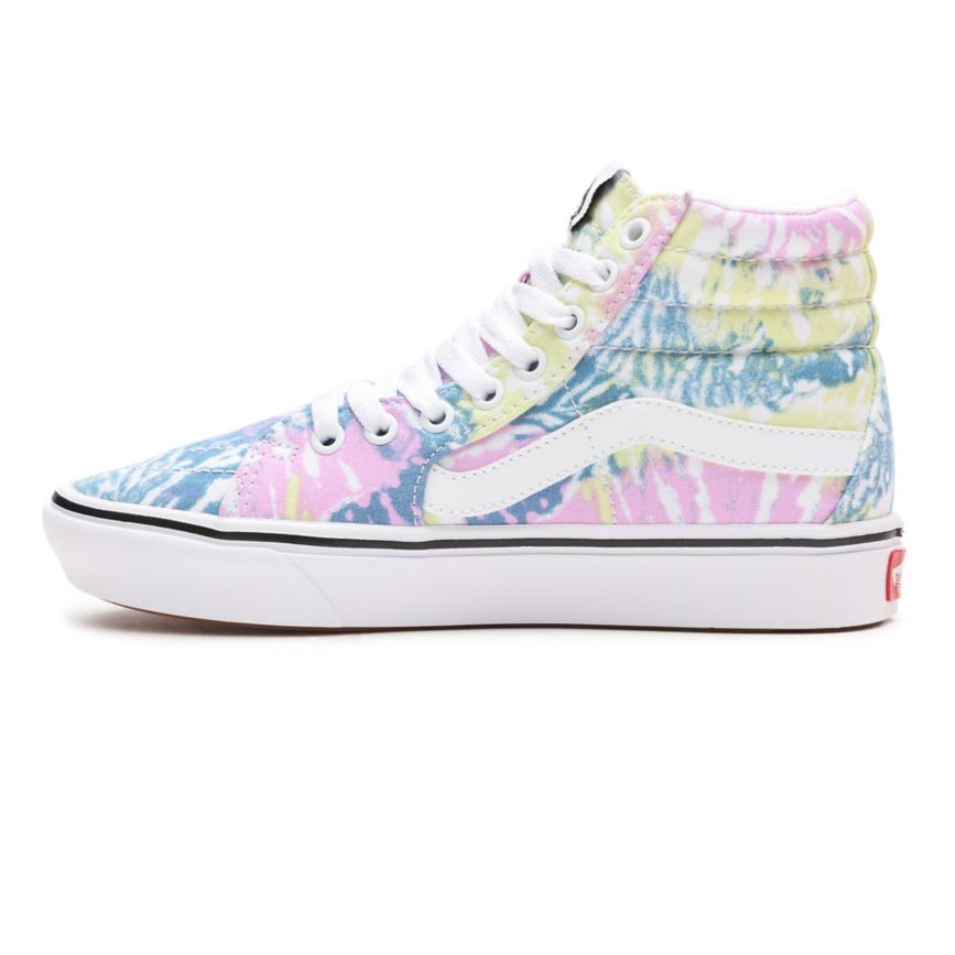 Tenis Altas Vans Tie-Dye ComfyCush SK8-Hi Mujer Multicolor | VN028R4CL18