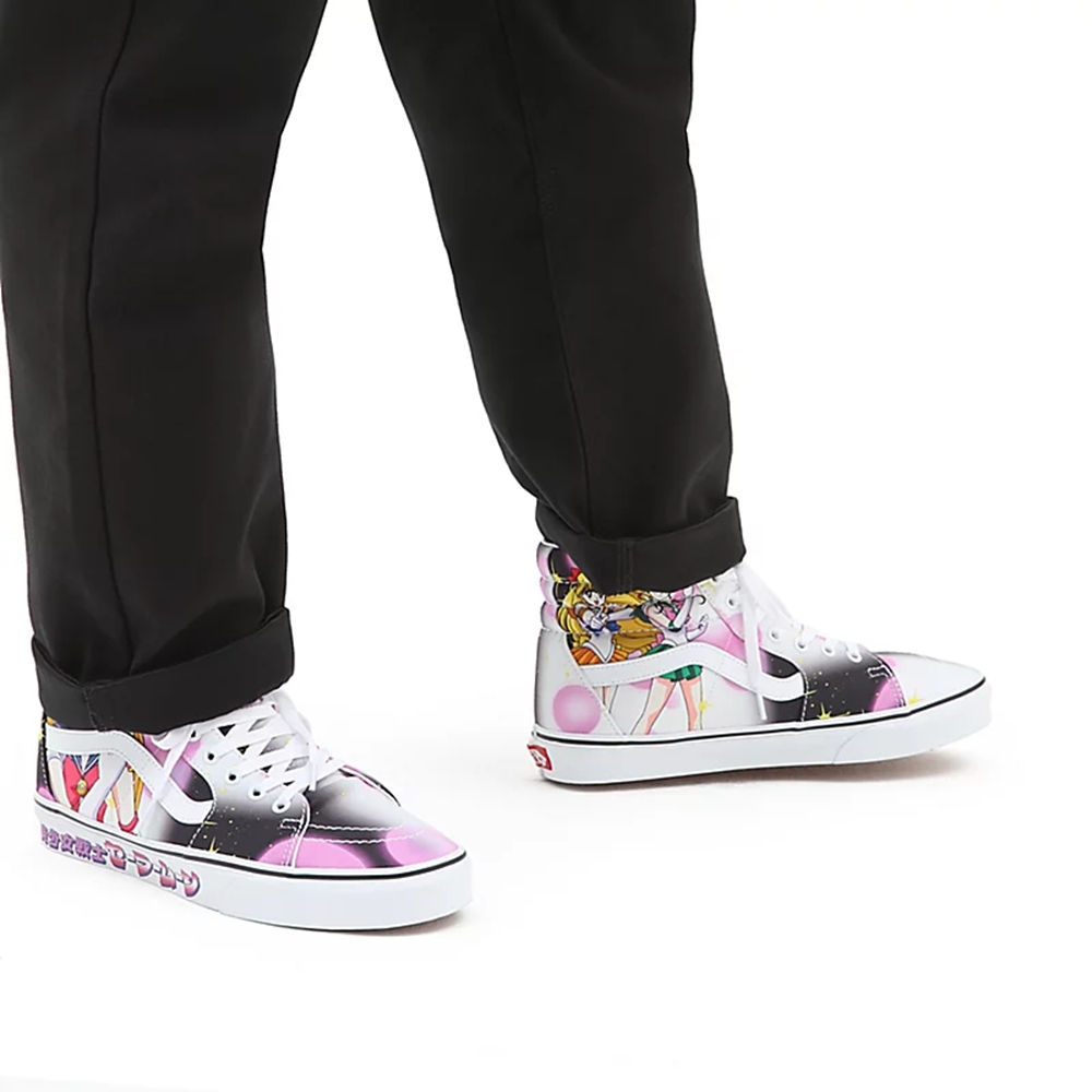 Tenis Altas Vans X Pretty Guardian Sailor Moon Sk8-hi Mujer Multicolor | VN243M0BR47