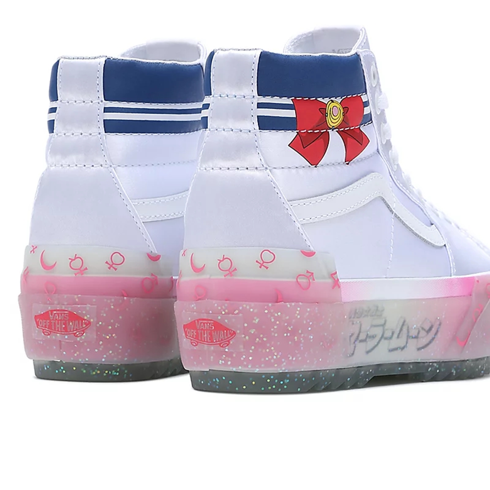 Tenis Altas Vans X Pretty Guardian Sailor Moon Sk8-hi Stacked Mujer Blancas | VN304O2JO95