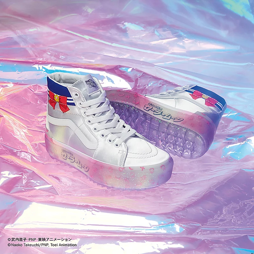 Tenis Altas Vans X Pretty Guardian Sailor Moon Sk8-hi Stacked Mujer Blancas | VN304O2JO95