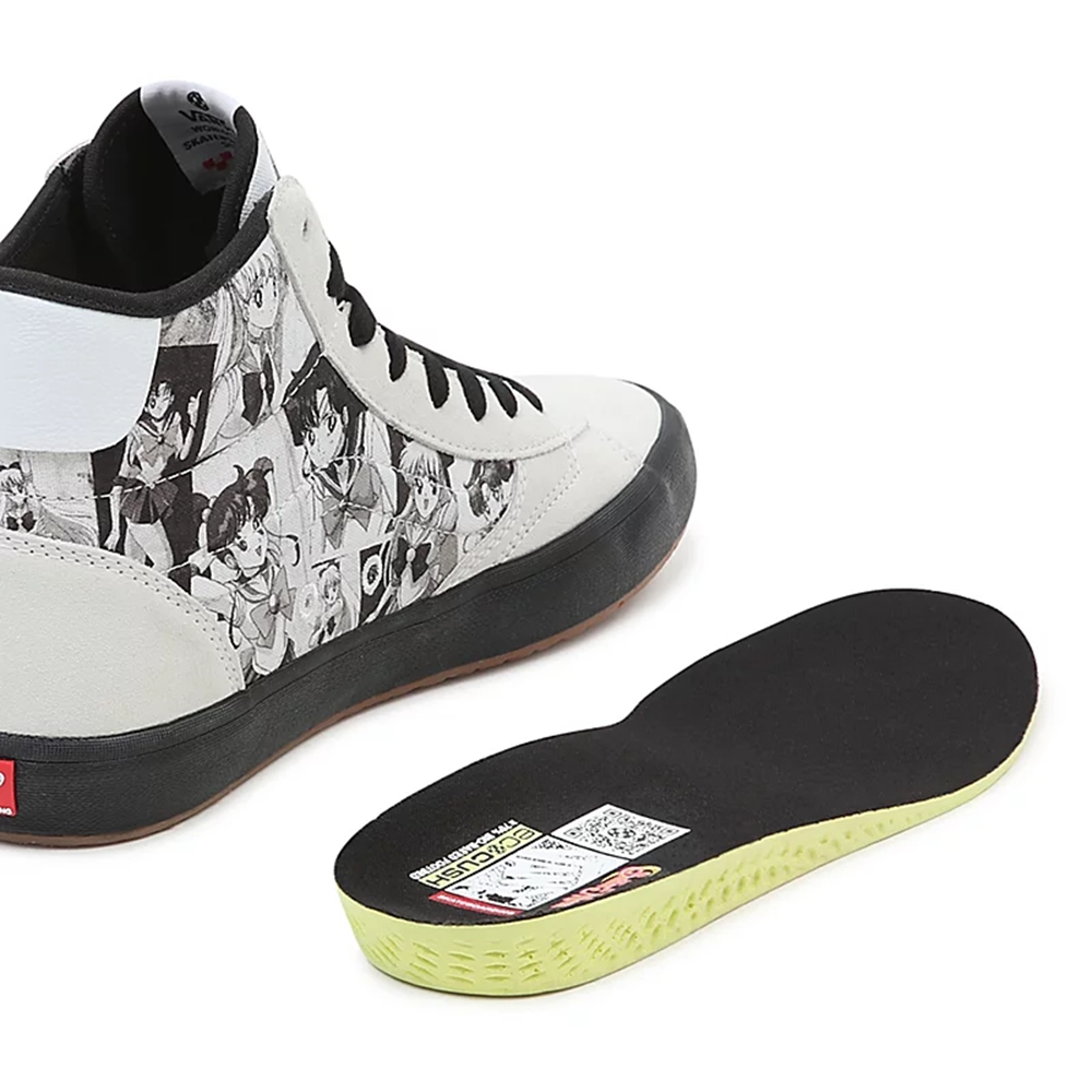Tenis Altas Vans X Pretty Guardian Sailor Moon The Lizzie Hombre Blancas | VN730P6JN21