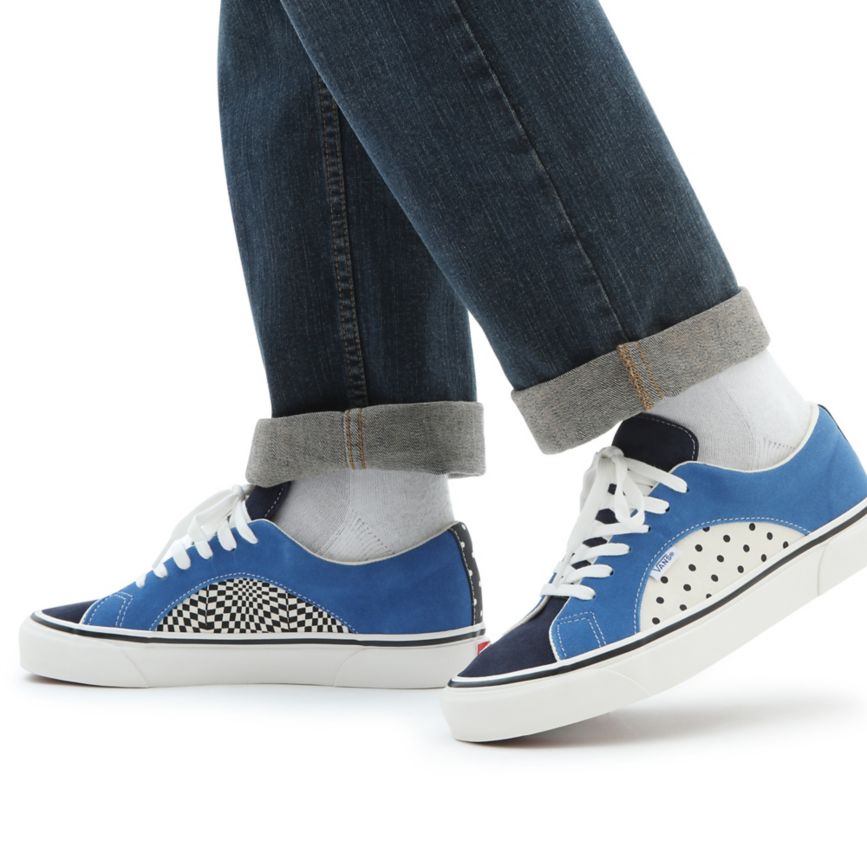 Tenis Bajas Vans Anaheim Factory Lampin DX Mujer Azules | VN049H8RY76