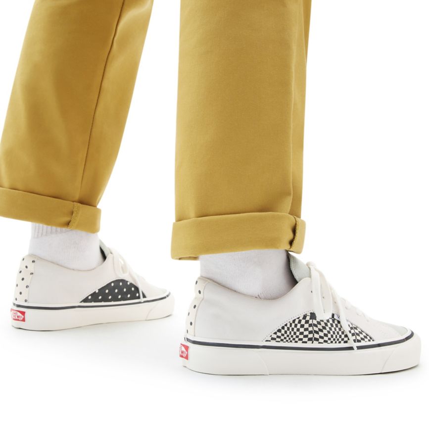 Tenis Bajas Vans Anaheim Factory Lampin DX Mujer Blancas | VN068T2IU24