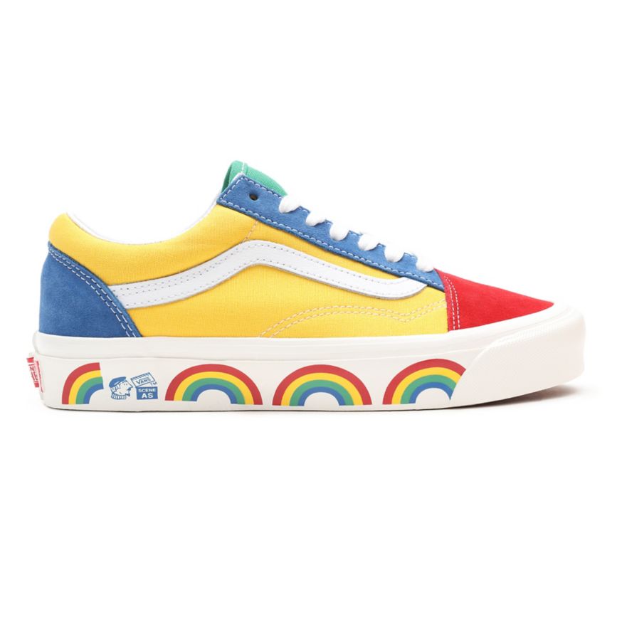 Tenis Bajas Vans Anaheim Factory Old Skool 36 DX Mujer Multicolor | VN086S1ES09
