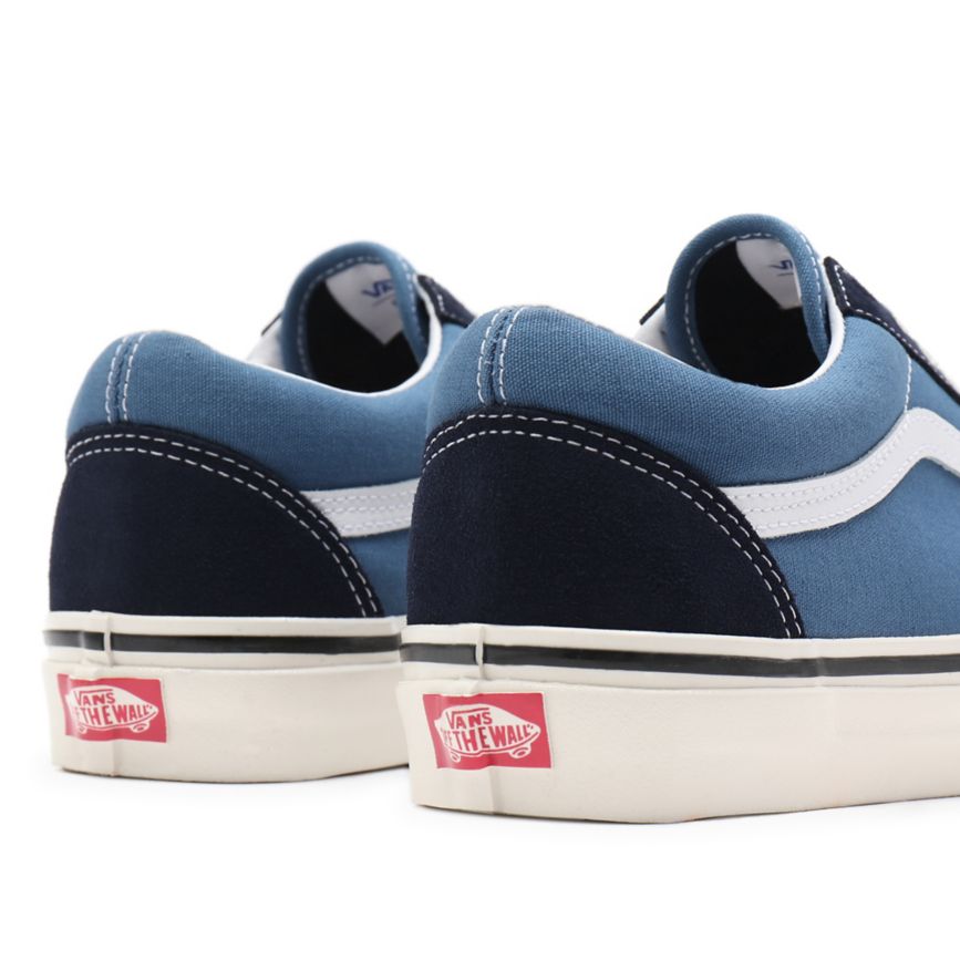 Tenis Bajas Vans Anaheim Factory Old Skool 36 DX Mujer Azul Marino | VN191O5KT56