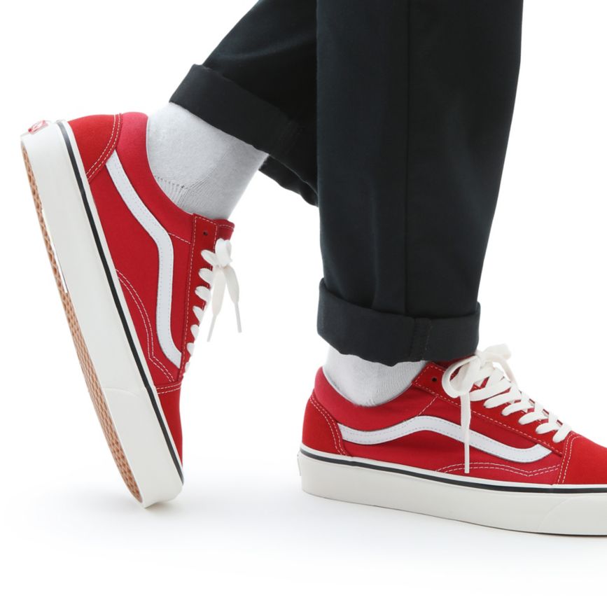 Tenis Bajas Vans Anaheim Factory Old Skool 36 DX Mujer Rojas | VN320B7ED28
