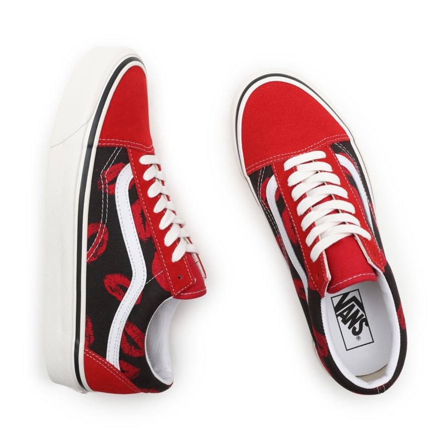Tenis Bajas Vans Anaheim Factory Old Skool 36 DX Mujer Rojas | VN554P9EO34