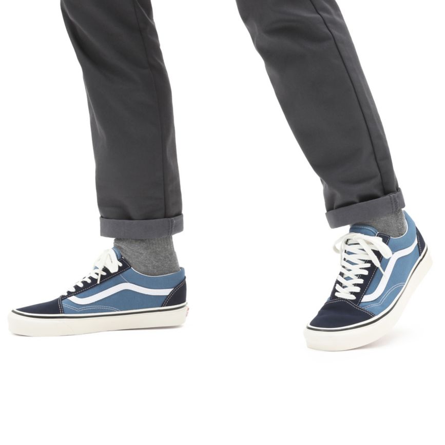 Tenis Bajas Vans Anaheim Factory Old Skool 36 DX Hombre Azul Marino | VN608Y9UK26
