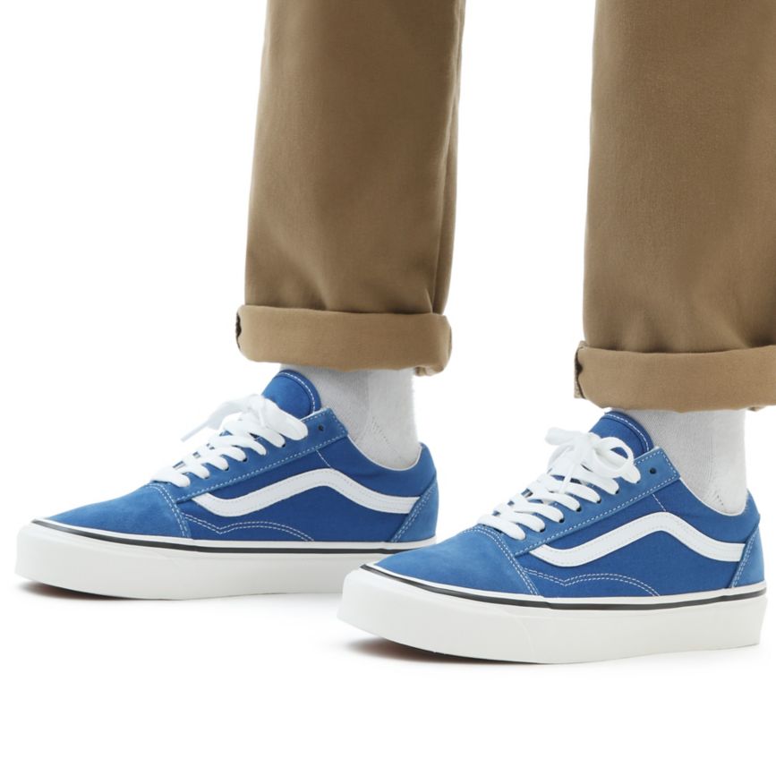 Tenis Bajas Vans Anaheim Factory Old Skool 36 DX Hombre Azules | VN740Y7WK08