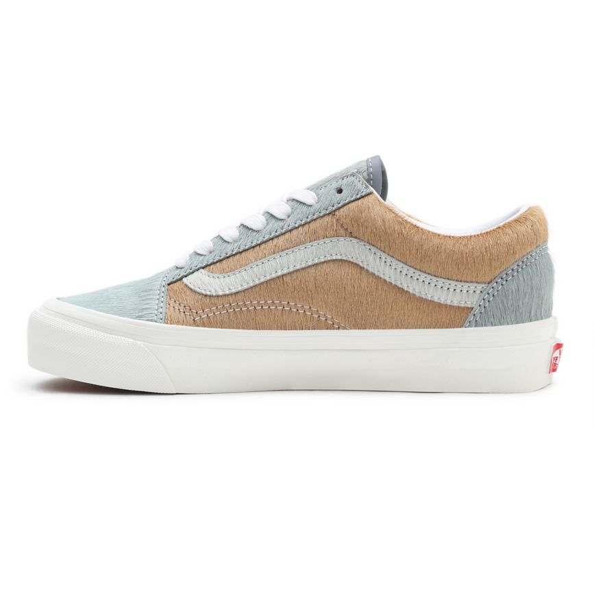 Tenis Bajas Vans Anaheim Factory Old Skool 36 DX Mujer Gris | VN824M4TO33