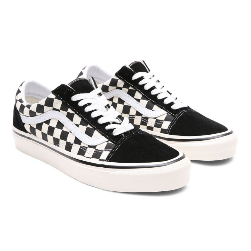 Tenis Bajas Vans Anaheim Factory Old Skool 36 DX Hombre Negras | VN872V1VW25