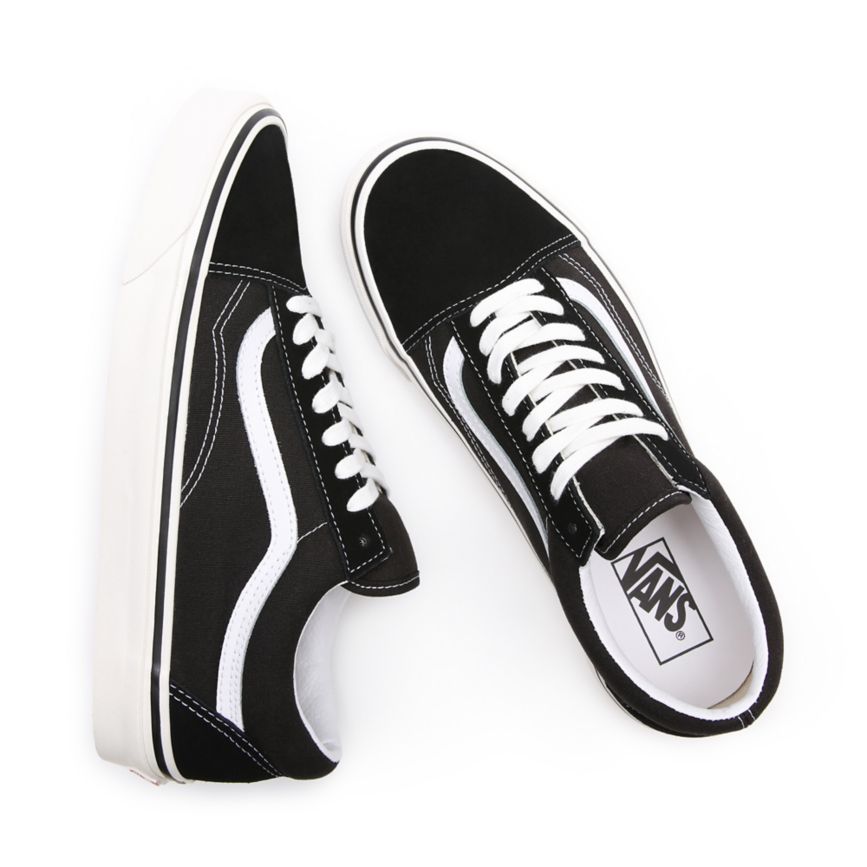 Tenis Bajas Vans Anaheim Factory Old Skool 36 DX Hombre Negras | VN987X7KJ67