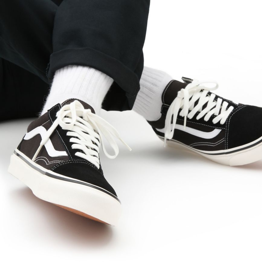Tenis Bajas Vans Anaheim Factory Old Skool 36 DX Hombre Negras | VN987X7KJ67