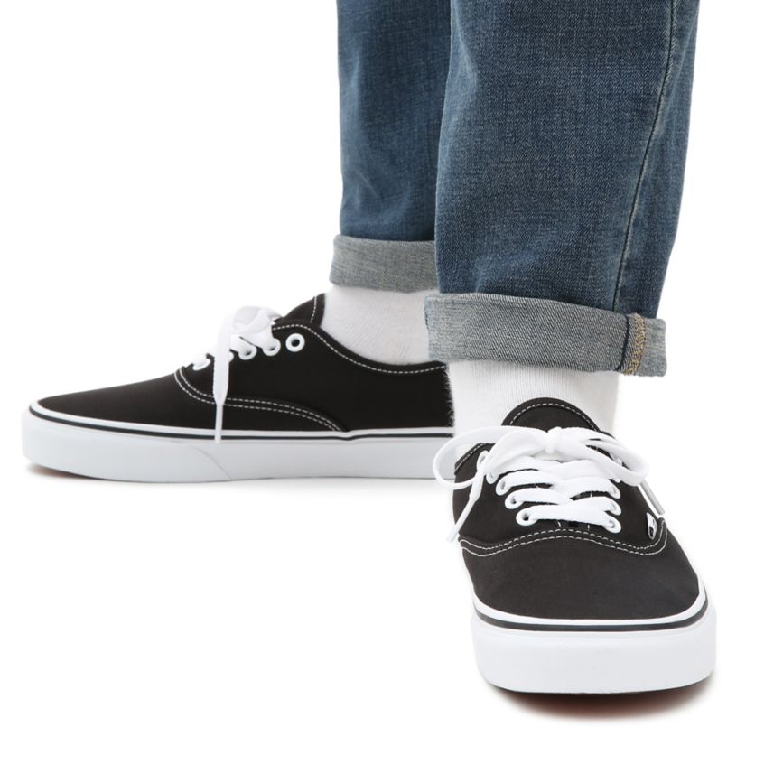 Tenis Bajas Vans Authentic Hombre Negras | VN080F8WE77