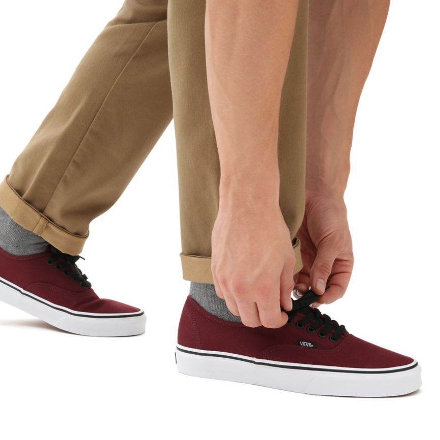 Tenis Bajas Vans Authentic Mujer Burdeos | VN996K2IV97